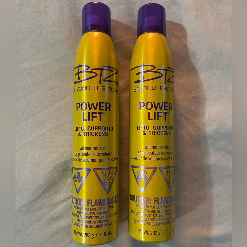 Two BTZ Power Lift Volume Booster Lifts Supports and Thickens 10 Oz.